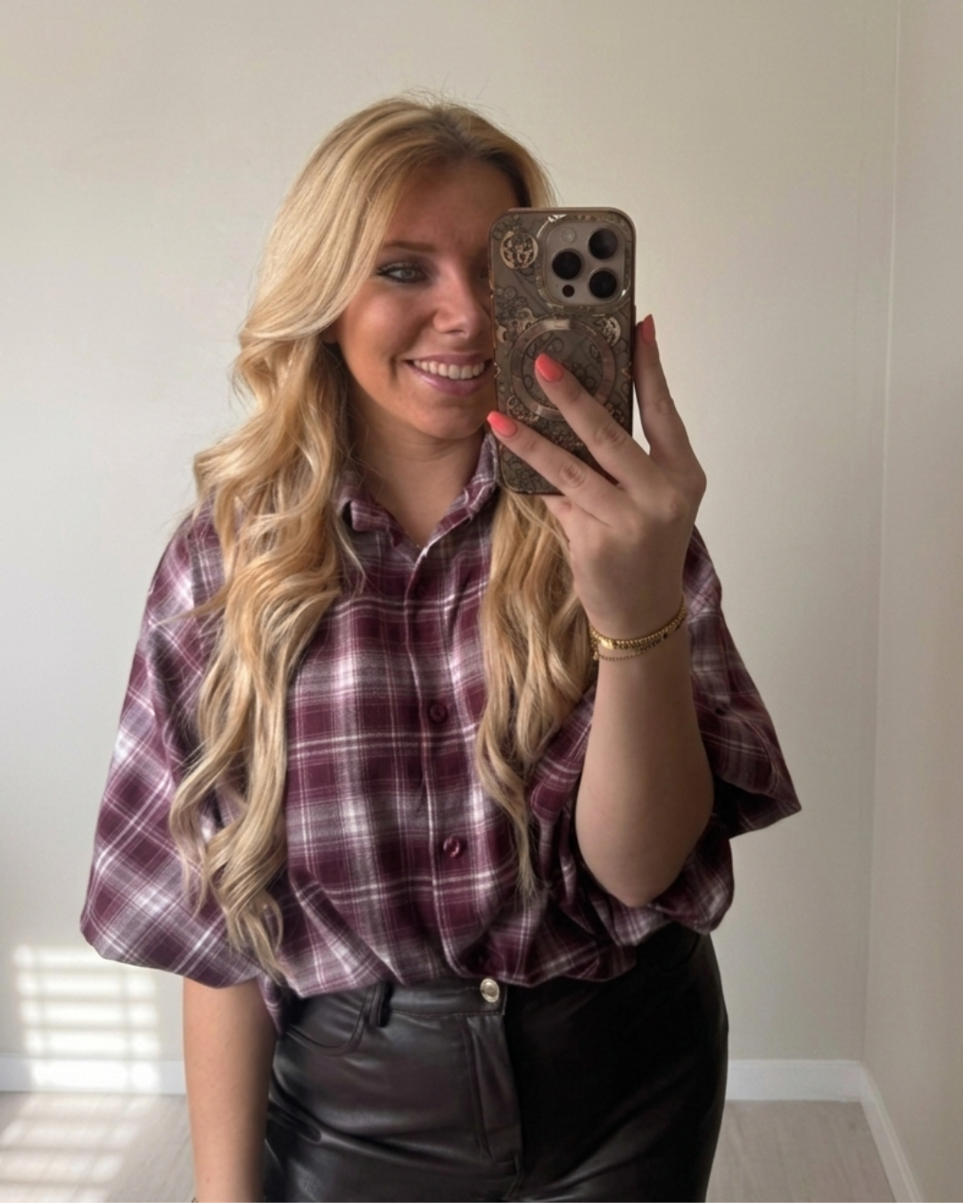 Blouse cozy bordeaux