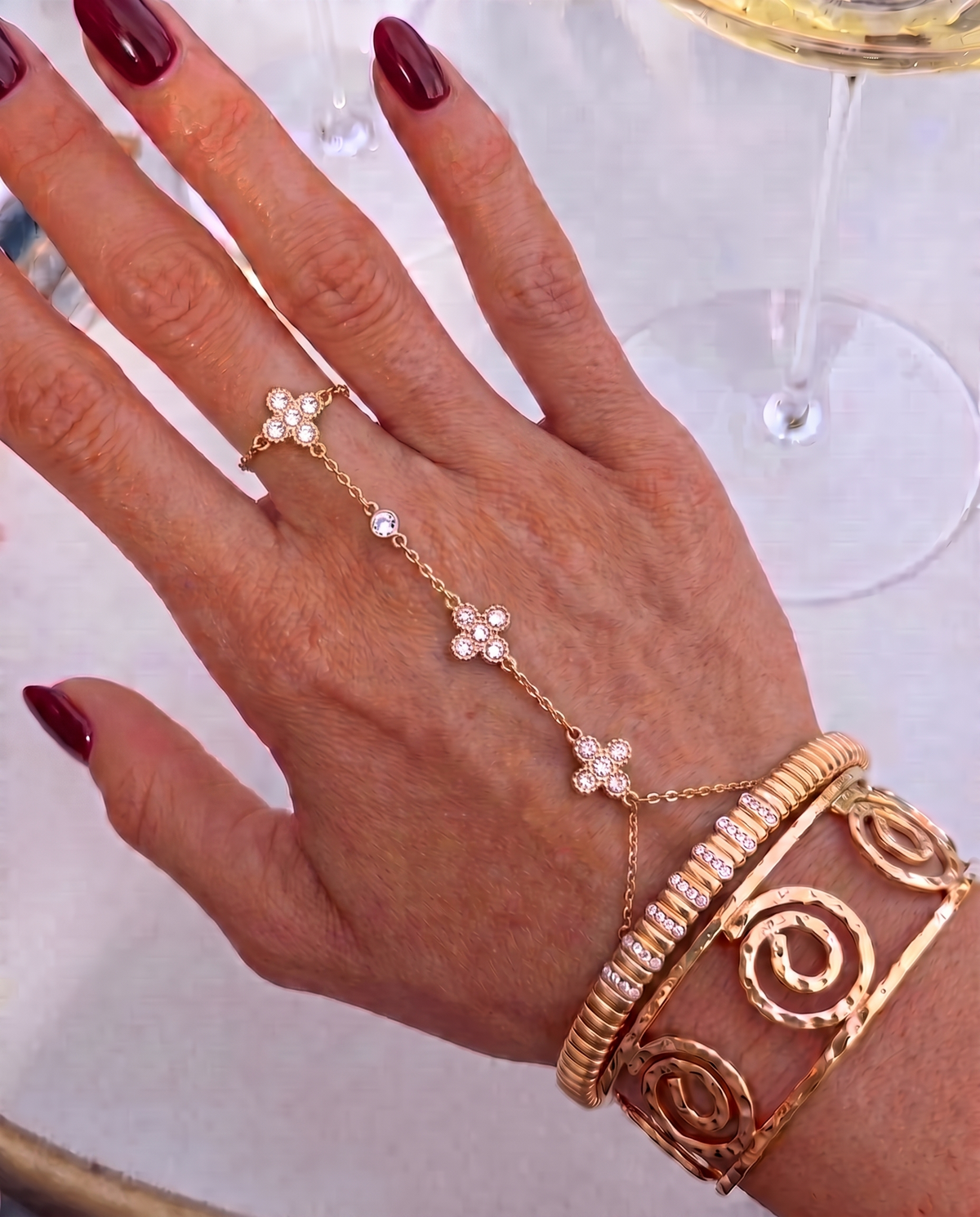 Ridge Sparkle armband