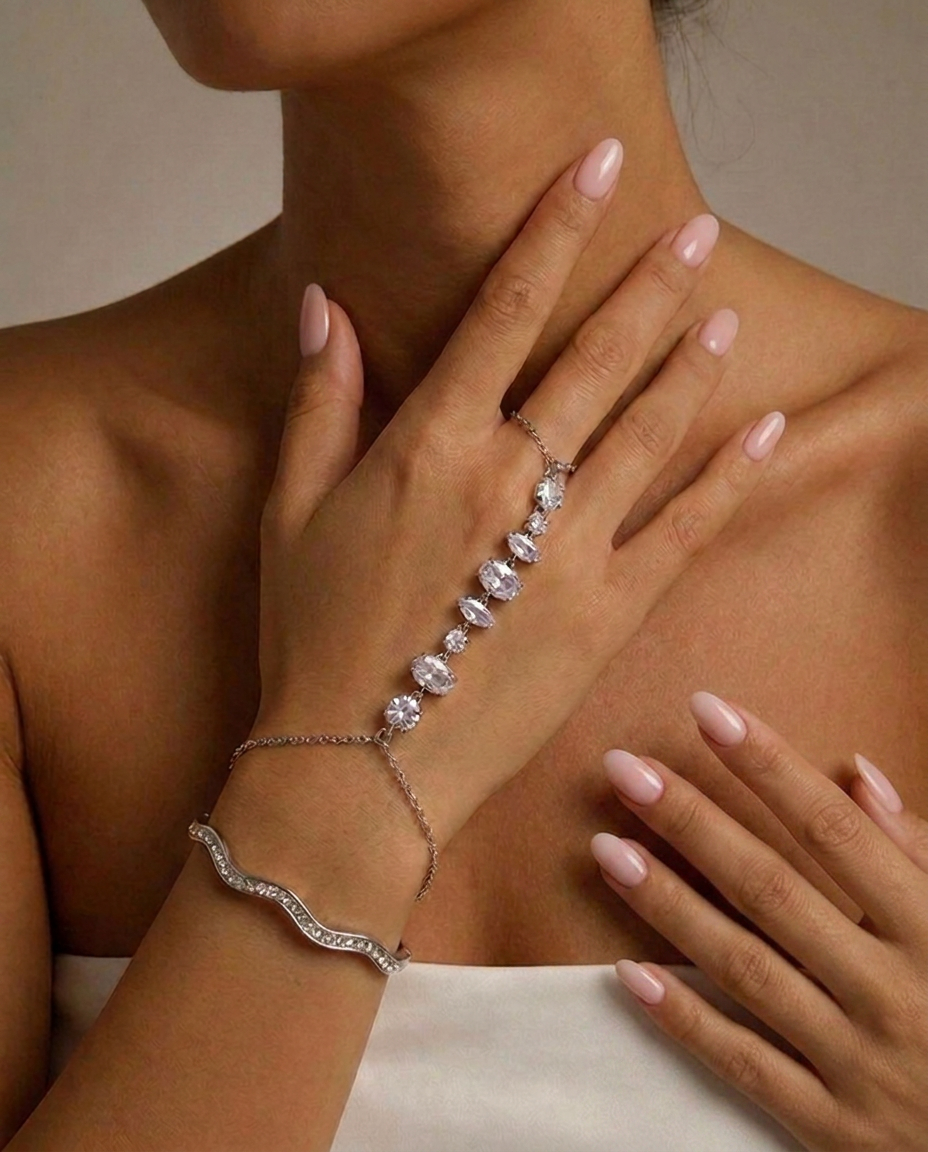 Aurora zilver Handchain